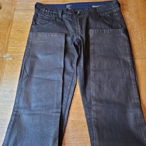 Chick by Nicky Hilton Jeans Coated Womens Size 24 Moto